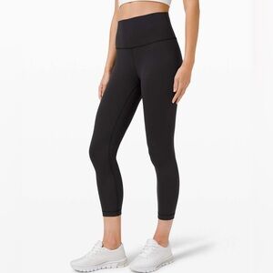 lululemon athletica Wunder Train High-Rise Crop Black Leggings